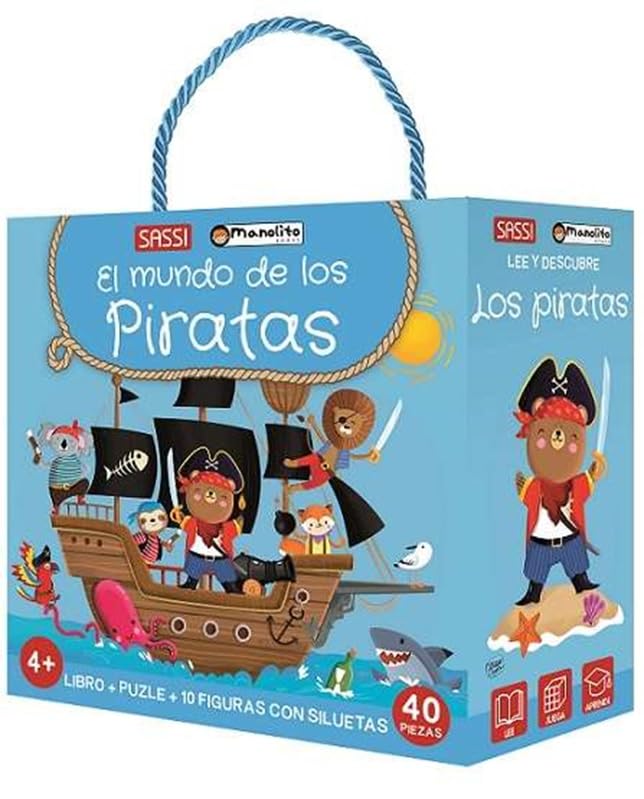 El mundo de los piratas - Libro con puzzle