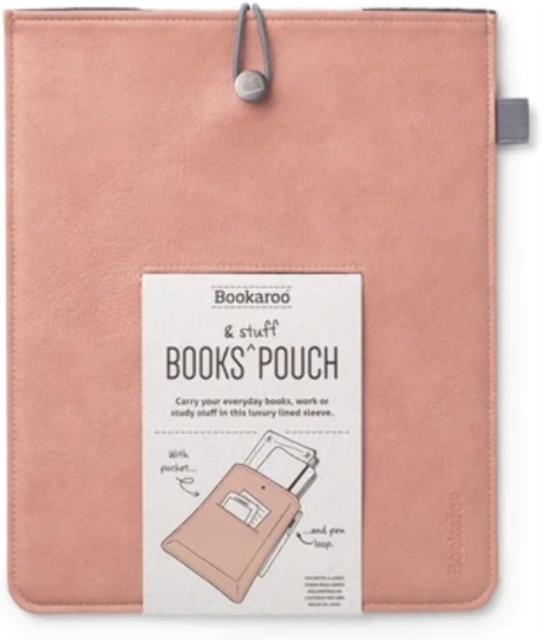 Bookaroo Books &amp; Stuff Pouch - Blush