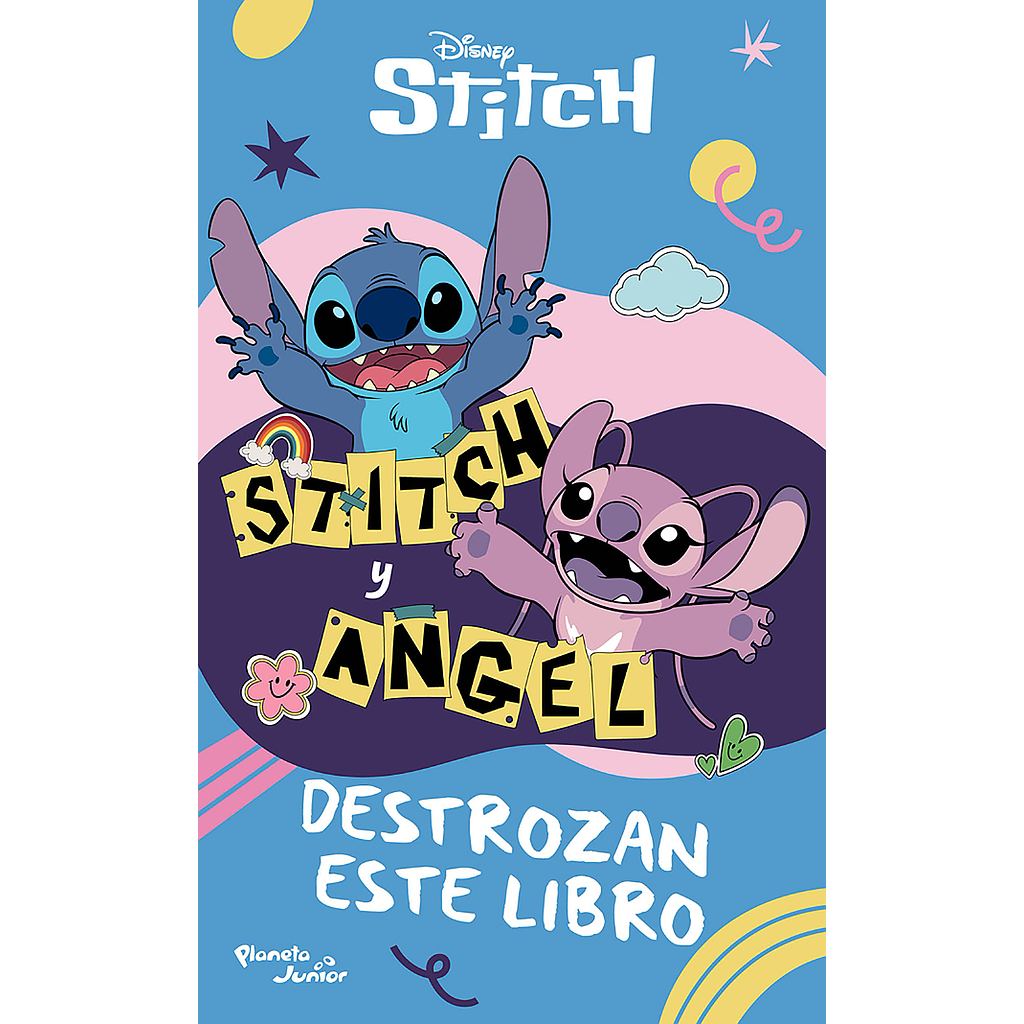 Stitch y Angel destrozan este libro