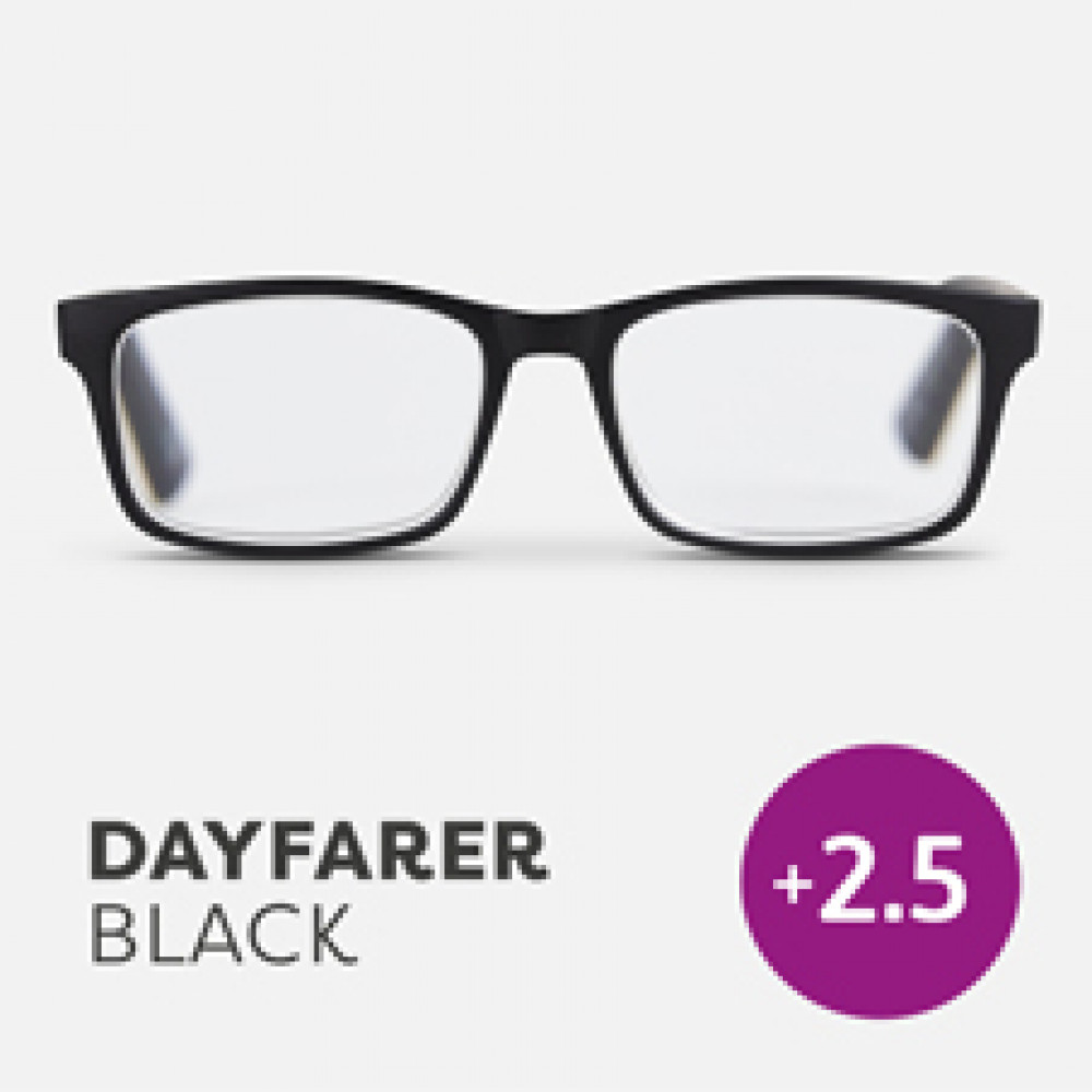 Easy Readers Dayfarer Black +2.5
