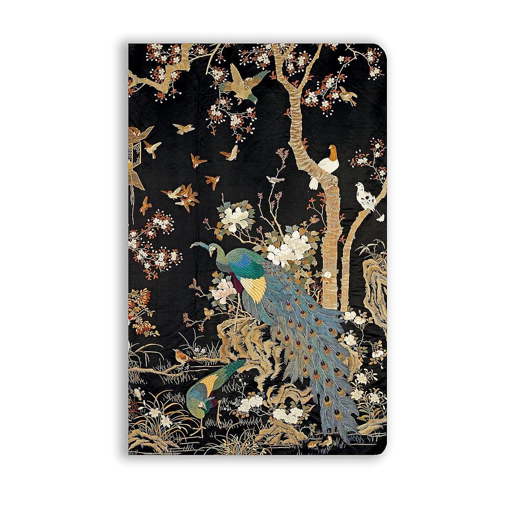 Journal Embroidered Hanging with Peacock