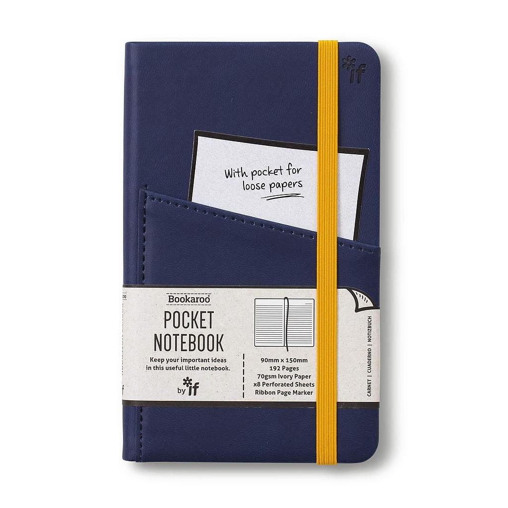 Bookaroo Notebook A6 Navy Blue