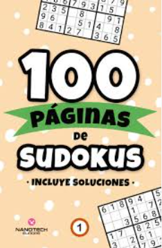 100 Paginas de sudokus - color salmon