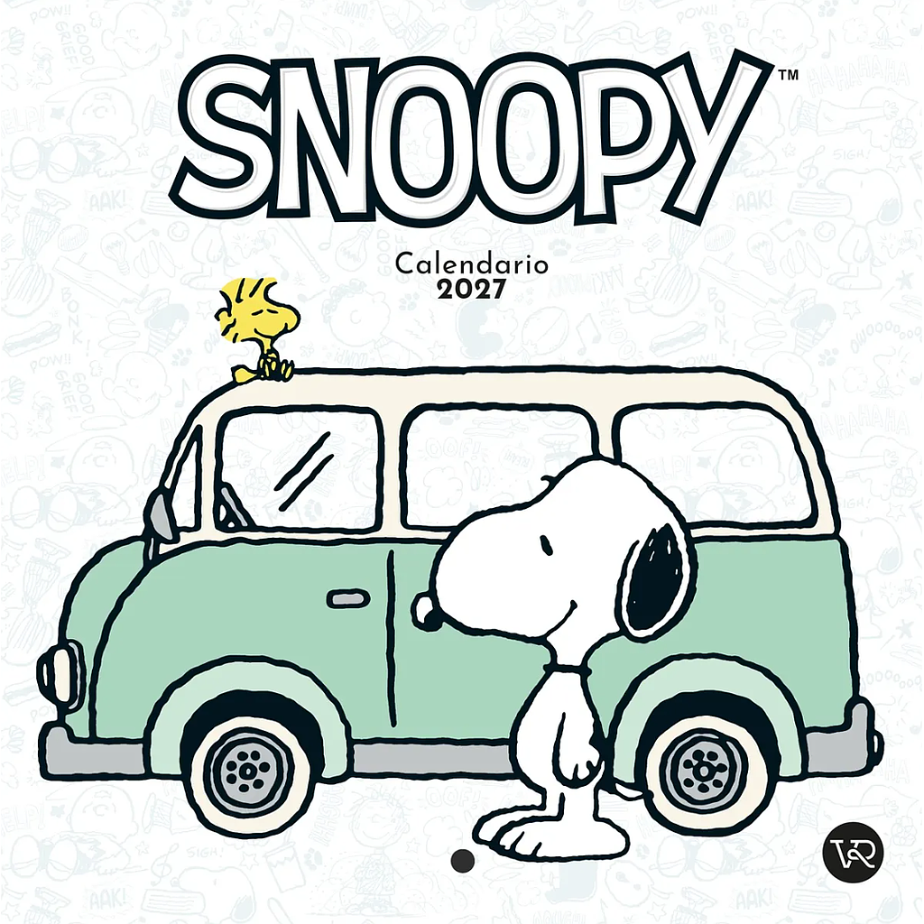 Calendario de pared 2027 Snoopy