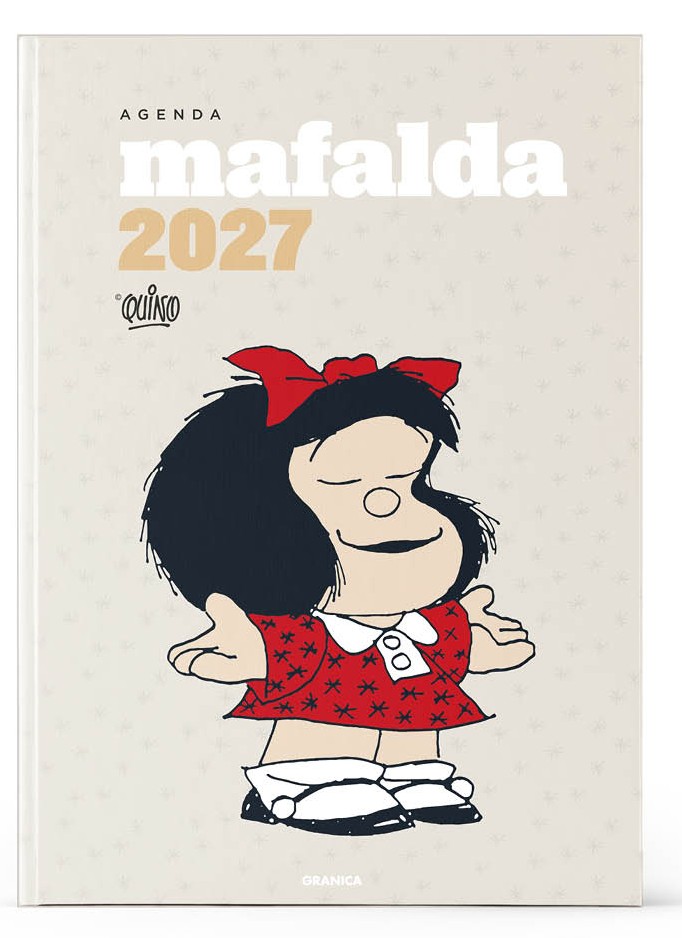 Agenda Mafalda 2027 Encuadernada Gris