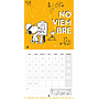 Calendario de pared 2027 Snoopy verde