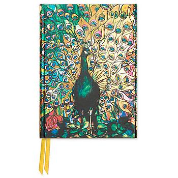 Journal Tiffany Displaying Peacock Pocket