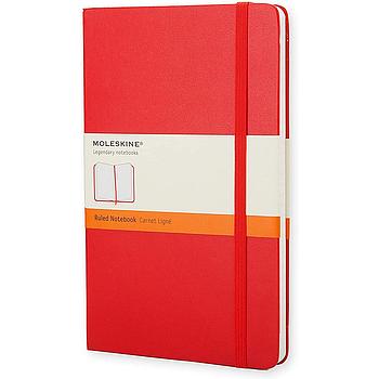 Moleskine Classic Ruled Red Large