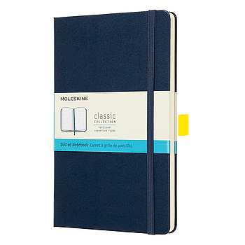 Moleskine Classic Notebook Dotted Blue Large