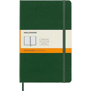 Moleskine Classic Notebook Ruled Green Large