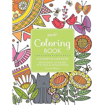 Posh Coloring book inspired garden