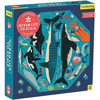 Puzzle ocean life to scale 300