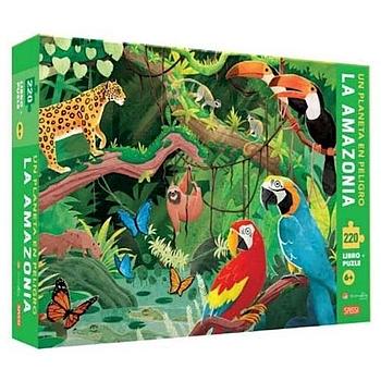 La amazonia libro y puzzle