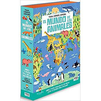 El mundo de los animales - libro y puzzle