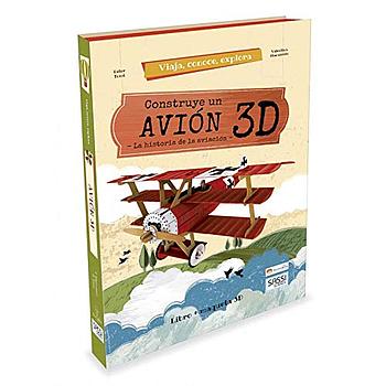 Construye el avion 3D - libro y puzzle