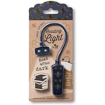 Book Lover's Reading Light - Bee, Blue