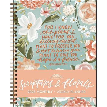 Scriptures and Florals 12-Month 2025