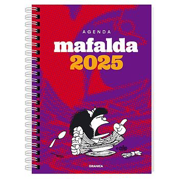 Mafalda 2025 Agenda Anillada Feminista Violeta  Roja