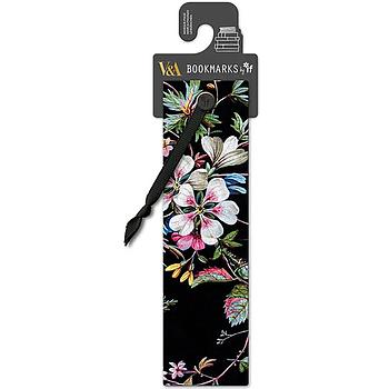Bookmarks Black Floral