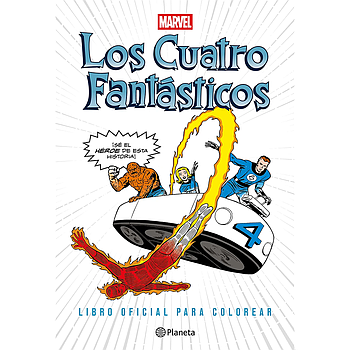 Los cuatro fantasticos libro oficial para colorear