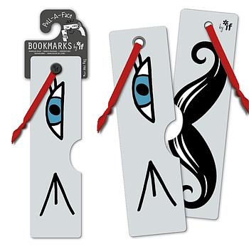 Bookmark Pull - a - Face - Wink