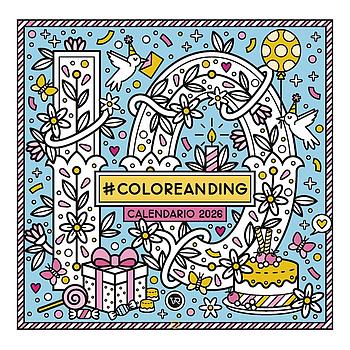 Calendario de pared 2026 Coloreanding