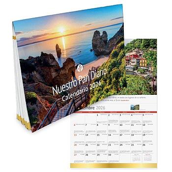 Calendario de Pared 2026 Paisaje Nuestro Pan Diario