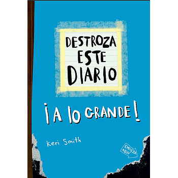 Destroza este diario. A lo grande - Azul fluor