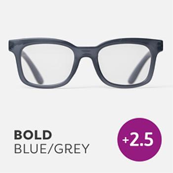 Easy Readers Bold Blue/Grey +2.5