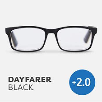 Easy Readers Dayfarer Black +2.0