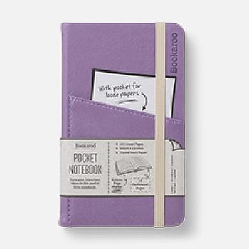 Bookaroo Notebook A6 Aubergine