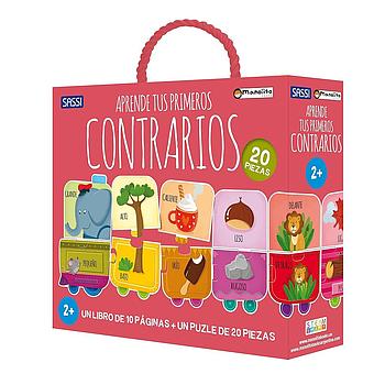Aprende tus primeros contrarios - Libro y Puzzle