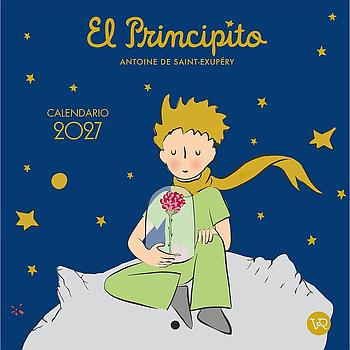 Calendario de pared 2027 El Principito Azul