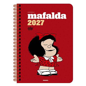 Agenda Mafalda 2027 Anillada Columnas Roja