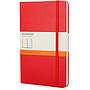 Moleskine Classic Notebook Ruled Red Large