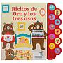 Ricitos de oro y los tres cerditos libro con 10 sonidos